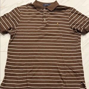Polo Ralph Lauren Brown Striped Men's Shirt